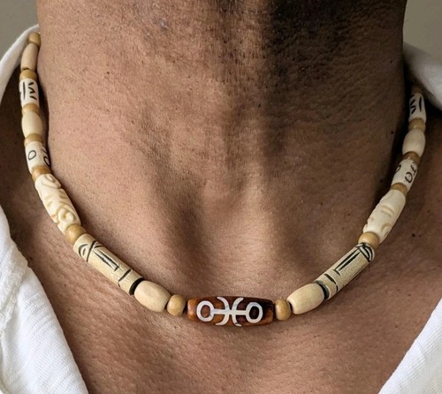 Collana tribale uomo - da,