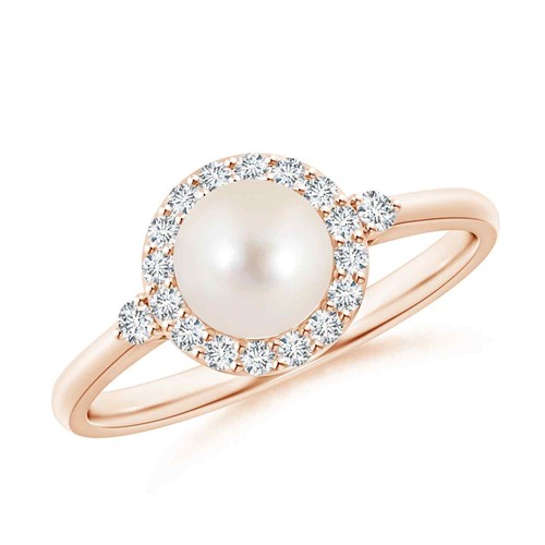 Angara anello solitario halo - solitario,