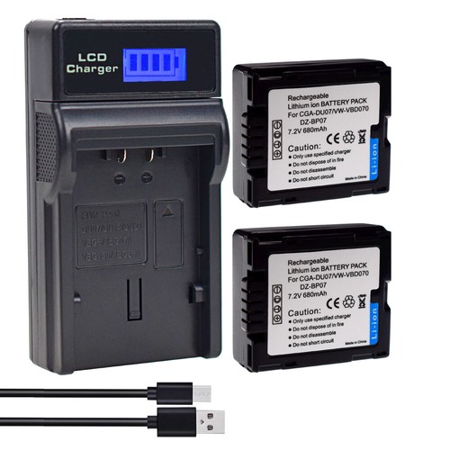 Batterie caricatore lcd - +,