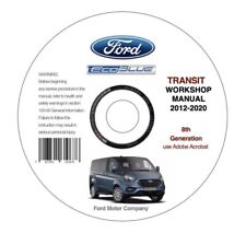 Ford Transit Ecotech mk8 (2016-2020)  manuale officina su cd