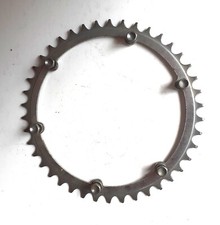 Corona in acciaio bici corsa denti 42 giro bulloni BCD mm 140 6 punti fissaggio