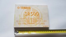 Yamaha SR 500 3H0 1978 manuale uso originale owner's manual betriebsanleitung