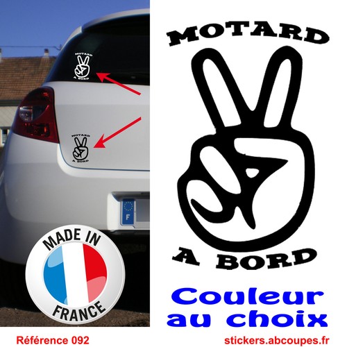 Sticker autocollant motard - autocollant,