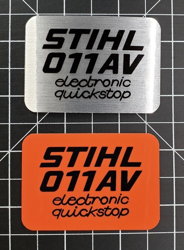 Targa badge stihl 011 - badge, av