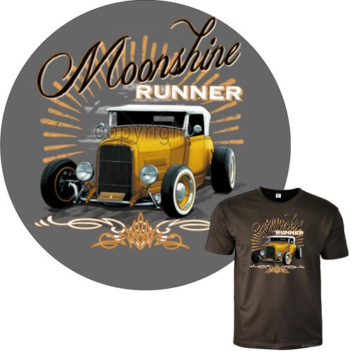 Shirt auto hot rod stampa - t-shirt,