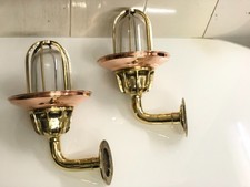 Set 2 applique marine ottone