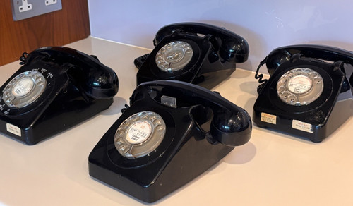 Vintage dial telephones - vintage,