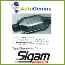 Catalizzatore Universale Ovale