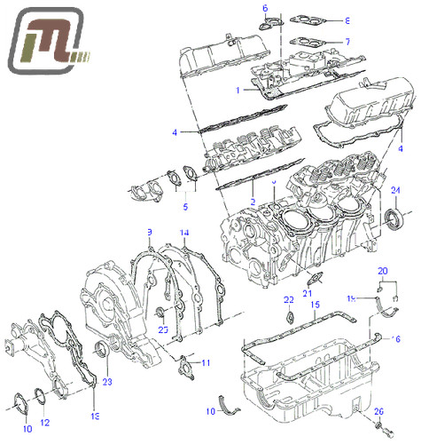 Ford granada mk2 mk3 set - ford,