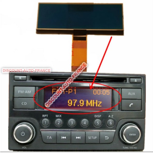 Ecran lcd afficheur autoradio - ecran,