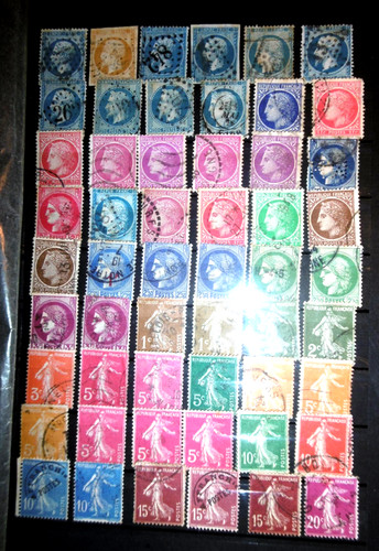 Lot environ 700 timbres - lot, du