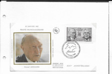 CHARLES DE GAULLE PRIMO GIORNO TRATTA FRANCO TEDESCO 1988 STATO TB-C.V.23