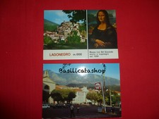 Lagonegro lotto 2 cartoline insegna Shell Potenza Basilicata