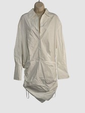 Mini abito donna bianco con