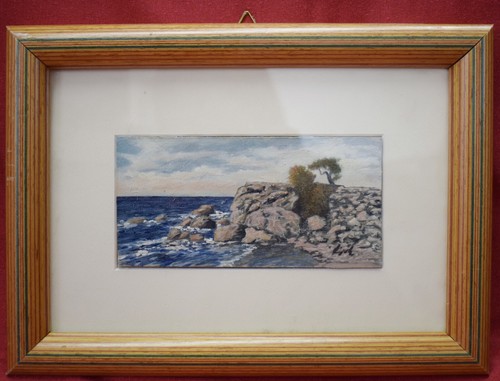 Dipinto gemalt olio tavola - dipinto,