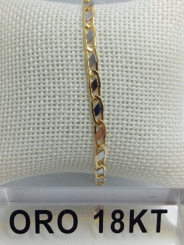 Bracciale oro giallo 750 18 - in,