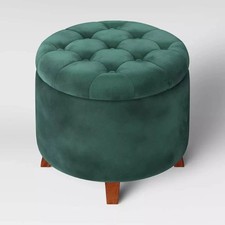 Pouf contenitore rotondo