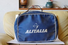 Borsa Pubblicitaria Alitalia vecchio stemma freccia alata, Vintage anni 50/60