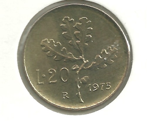 Repubblica italiana lire - 20,