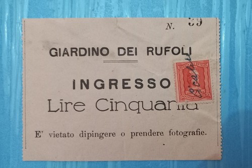 Ingresso giardino villa rufolo - ingresso,