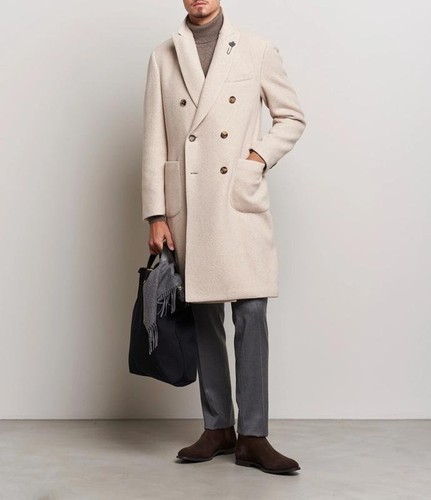 Cappotto uomo lardini - uomo, beige
