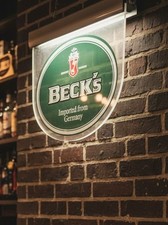 Insegna vintage luminosa birra