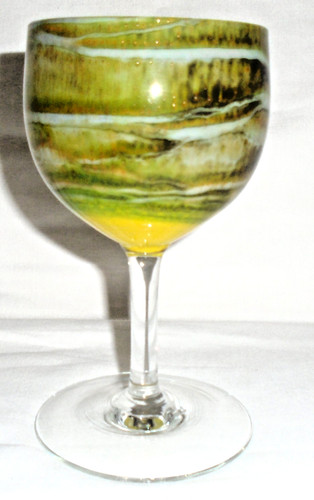 Bicchiere vino verde - vino,