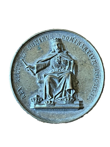 Medaglia religiosa bronzo - medaglia,
