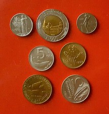 SERIE 7 VALORI 5-10-20-50-100-200-500 LIRE 1992 - FDC DA ROTOLINO O DIVISIONALE