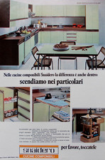 Pubblicità Advertising Werbung Italian Clipping 1974 CUCINE COMPONIBILI SNAIDERO