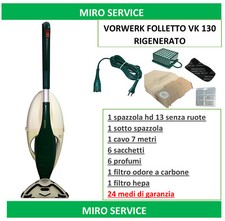 ASPIRAPOLVERE VORWERK FOLLETTO vk 130-1 24 MESI DI GARANZIA(NOvk150-140-135-131