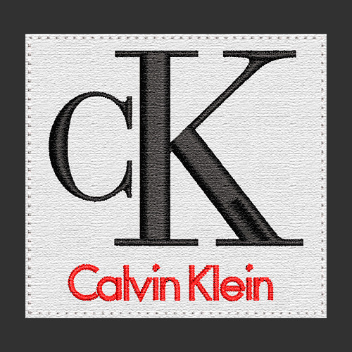 Calvin klein embroidered patch - embroidered,