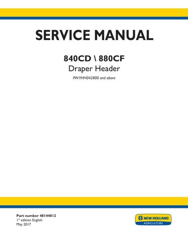 New holland 840cd 880cf - 840cd,,