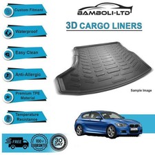 Adatto per BMW 1 SERIE? / F-20 2011-2019, tappetino bagagliaio 3D in gomma pe...