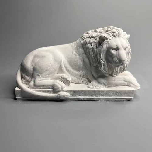 Statua leone bianco stile