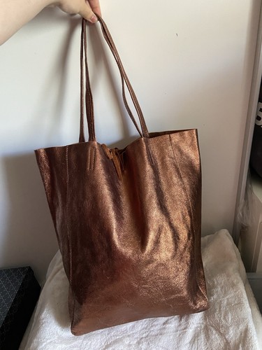 Nuova borsa vera pelle - in,