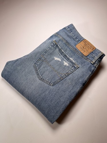 Jeans uomo hollister blu - jeans,