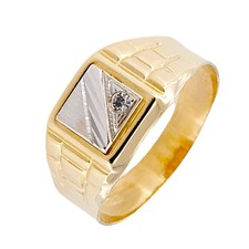 Anello Uomo Chevalier In Oro