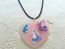 Collana resina ciondolo cuore