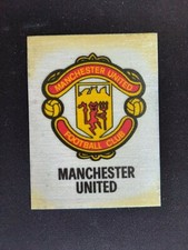 figurina calcio '74 ediraf new con velina scudetto MANCHESTER UNITED