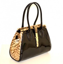 BORSA donna NERA VERNICE