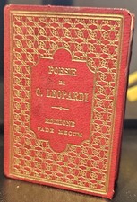 Poesie di G. Leopardi - 1909 Edizioni Vademecum Barbera - Libro in miniatura