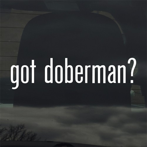 Got doberman adesivo vinile - got,