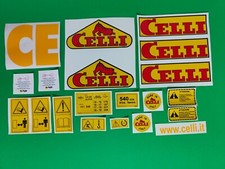 ADESIVI DECALCOMANIE CELLI CE