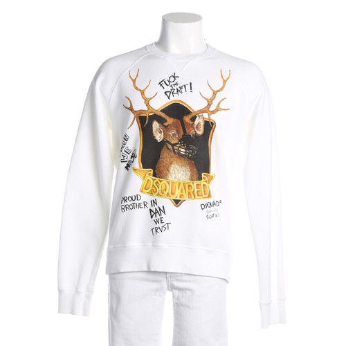 Felpa dsquared bianca - felpa,