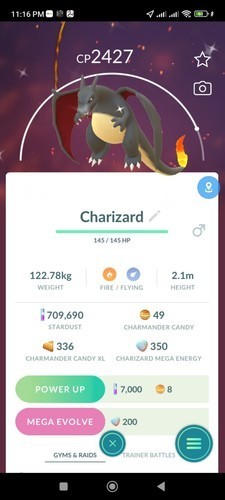 Shiny charizard - charizard, (blast