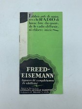 Freed-Eisemann. Fabbricanti di apparecchi radio di lusso (catalogo)