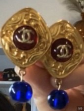 Orecchini pendenti chanel - orecchini,