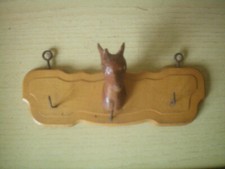 VECCHIO APPENDINO LEGNO CERVO