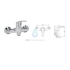 MISCELATORE MONOCOMANDO DOCCIA